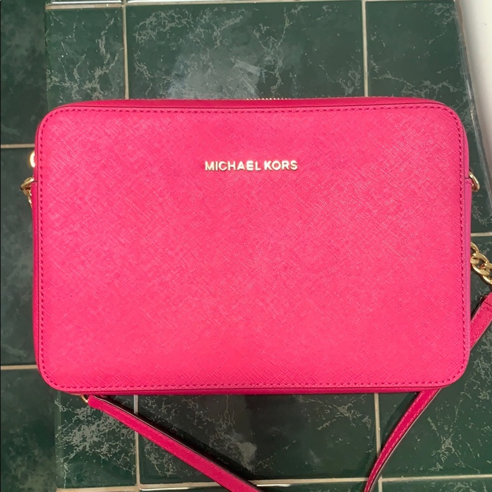 Micheal Kors leather cross-body bag